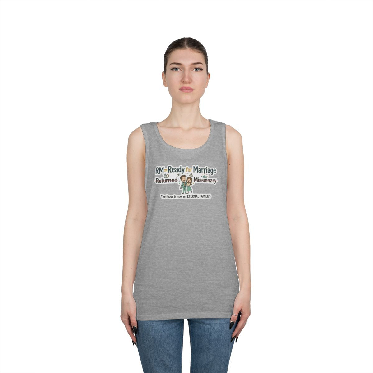 Color: Sport Grey | RM=Ready for Marriage Tank Top