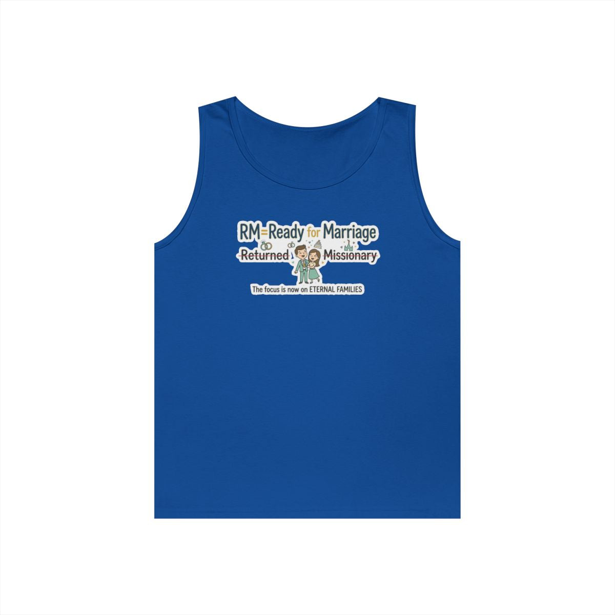 Color: Royal | RM=Ready for Marriage Tank Top