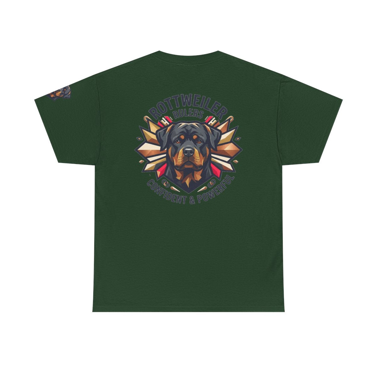 Color: Forest Green | Rottweiler Rulers Confident Powerful Premium Graphic Tee