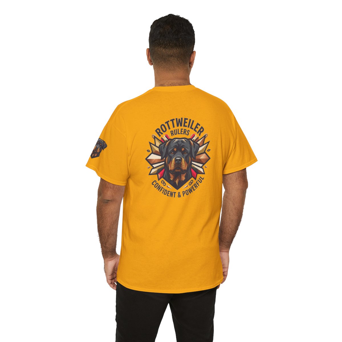 Color: Gold | Rottweiler Rulers Confident Powerful Premium Graphic Tee