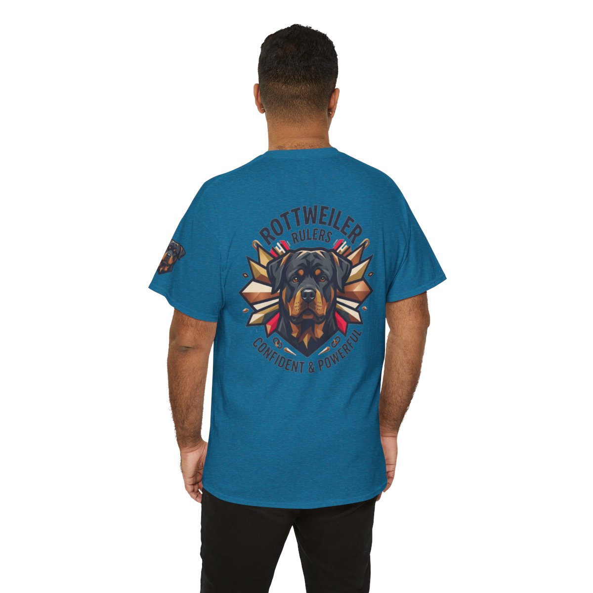 Color: Antique Sapphire | Rottweiler Rulers Confident Powerful Premium Graphic Tee