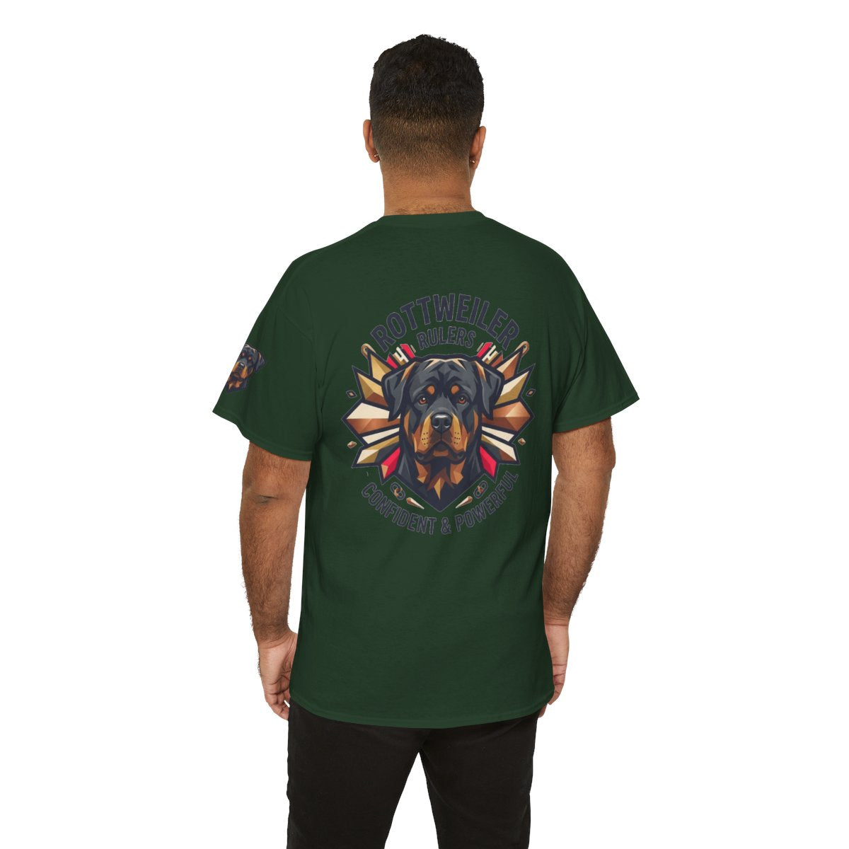 Color: Forest Green | Rottweiler Rulers Confident Powerful Premium Graphic Tee