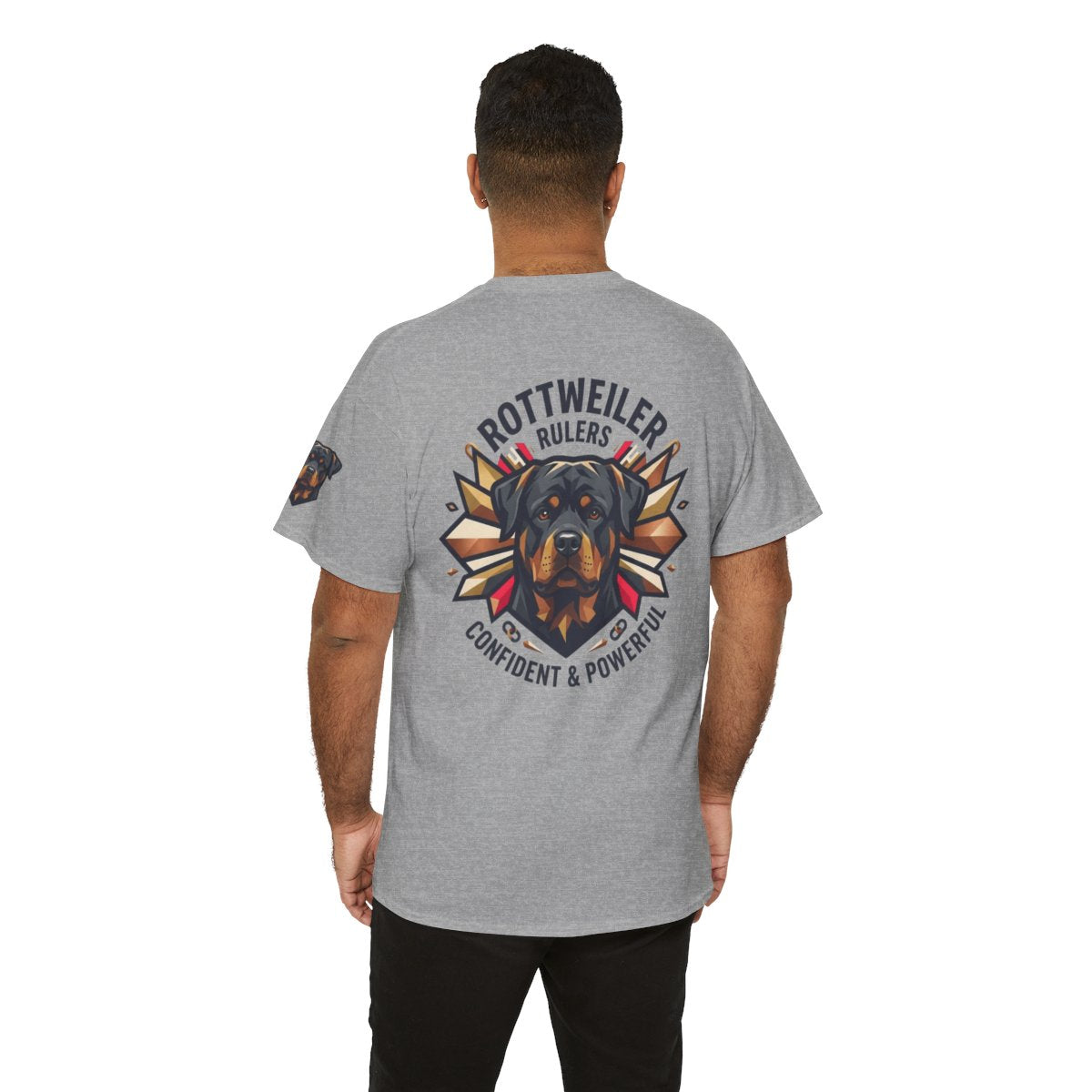 Color: Sport Grey | Rottweiler Rulers Confident Powerful Premium Graphic Tee