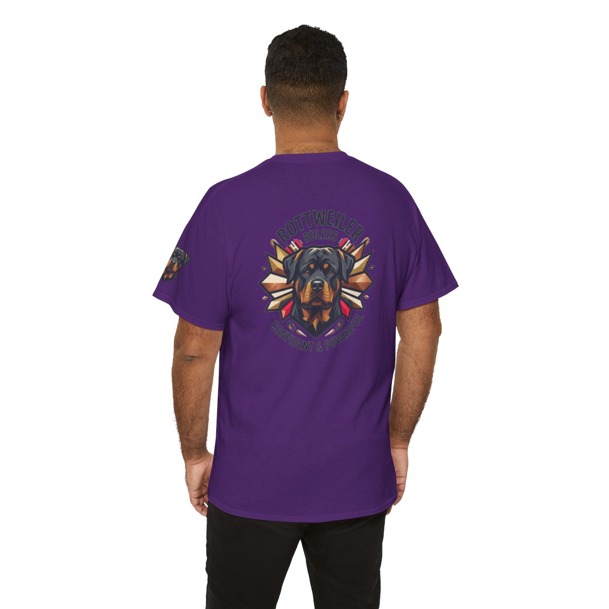 Color: Purple | Rottweiler Rulers Confident Powerful Premium Graphic Tee