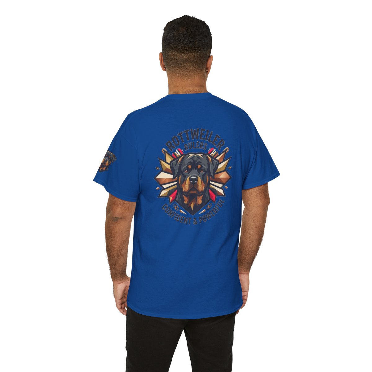 Color: Royal | Rottweiler Rulers Confident Powerful Premium Graphic Tee