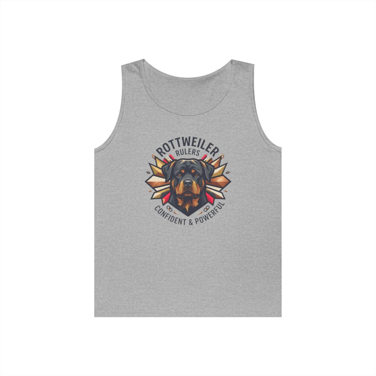 Color: Sport Grey | Rottweiler Rulers Confident Powerful Tank Top
