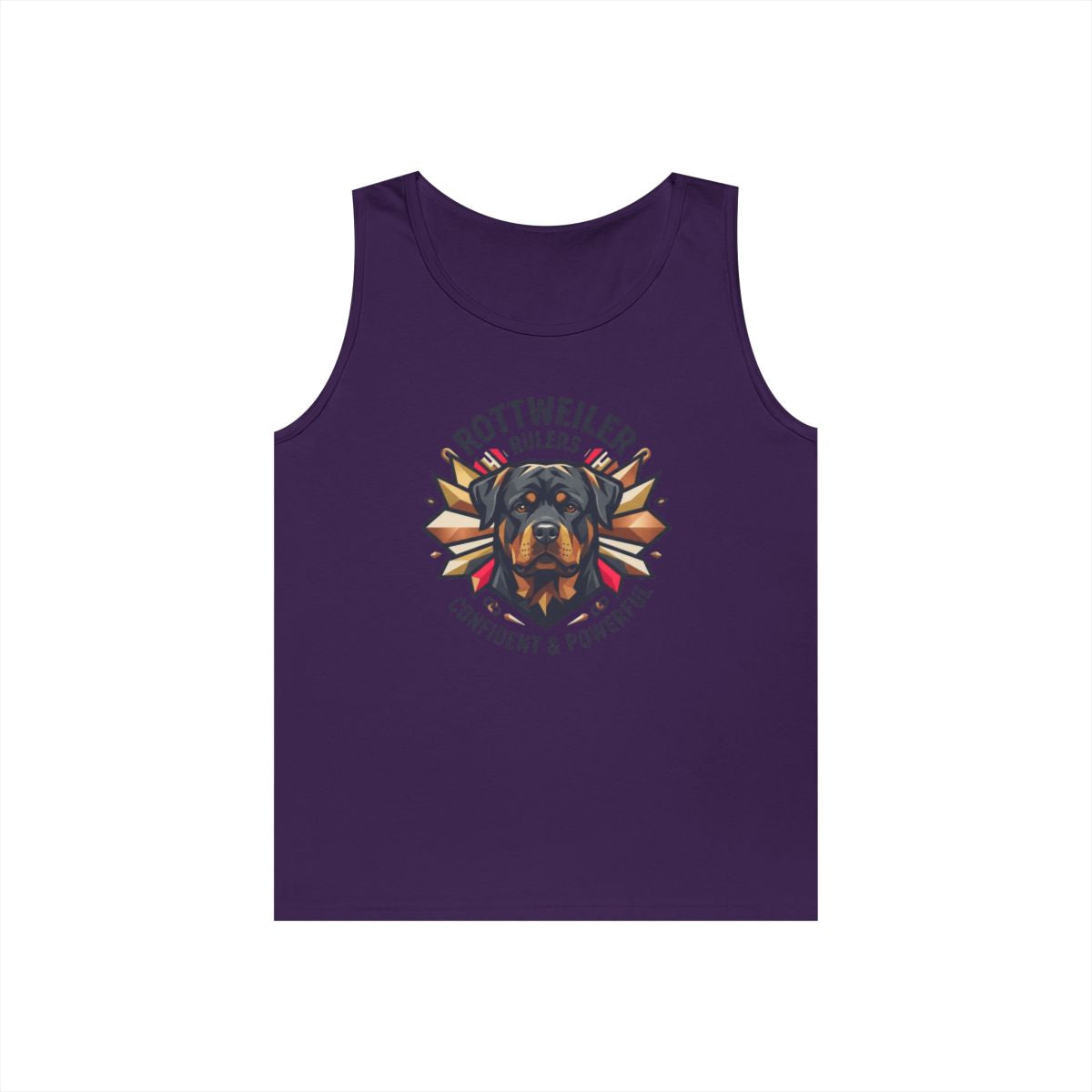 Color: Purple | Rottweiler Rulers Confident Powerful Tank Top