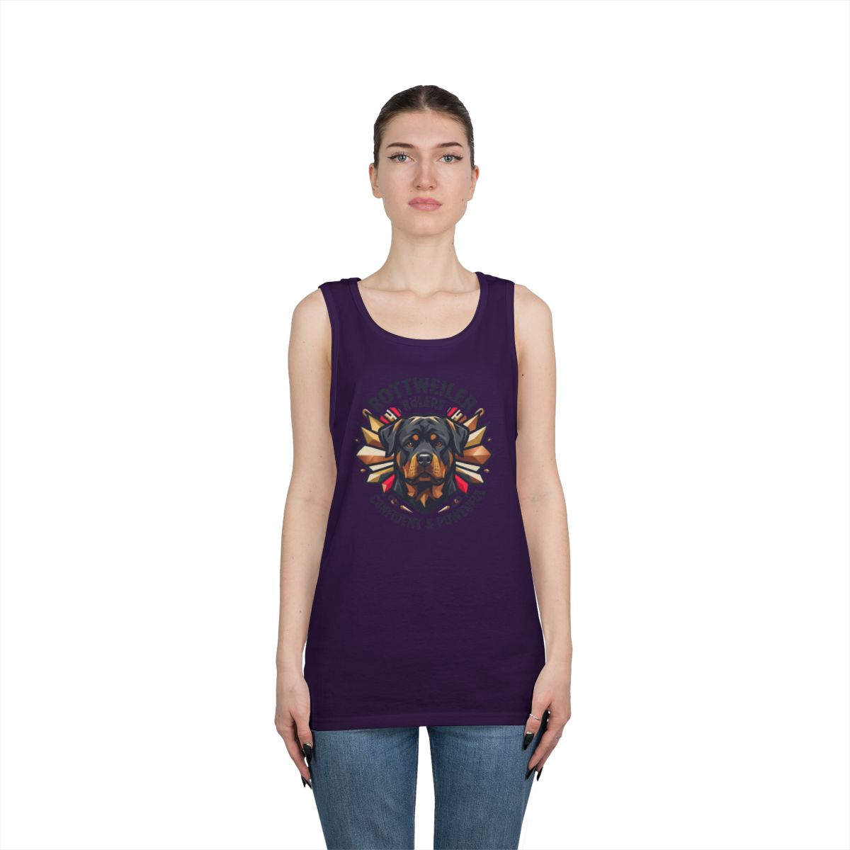 Color: Purple | Rottweiler Rulers Confident Powerful Tank Top