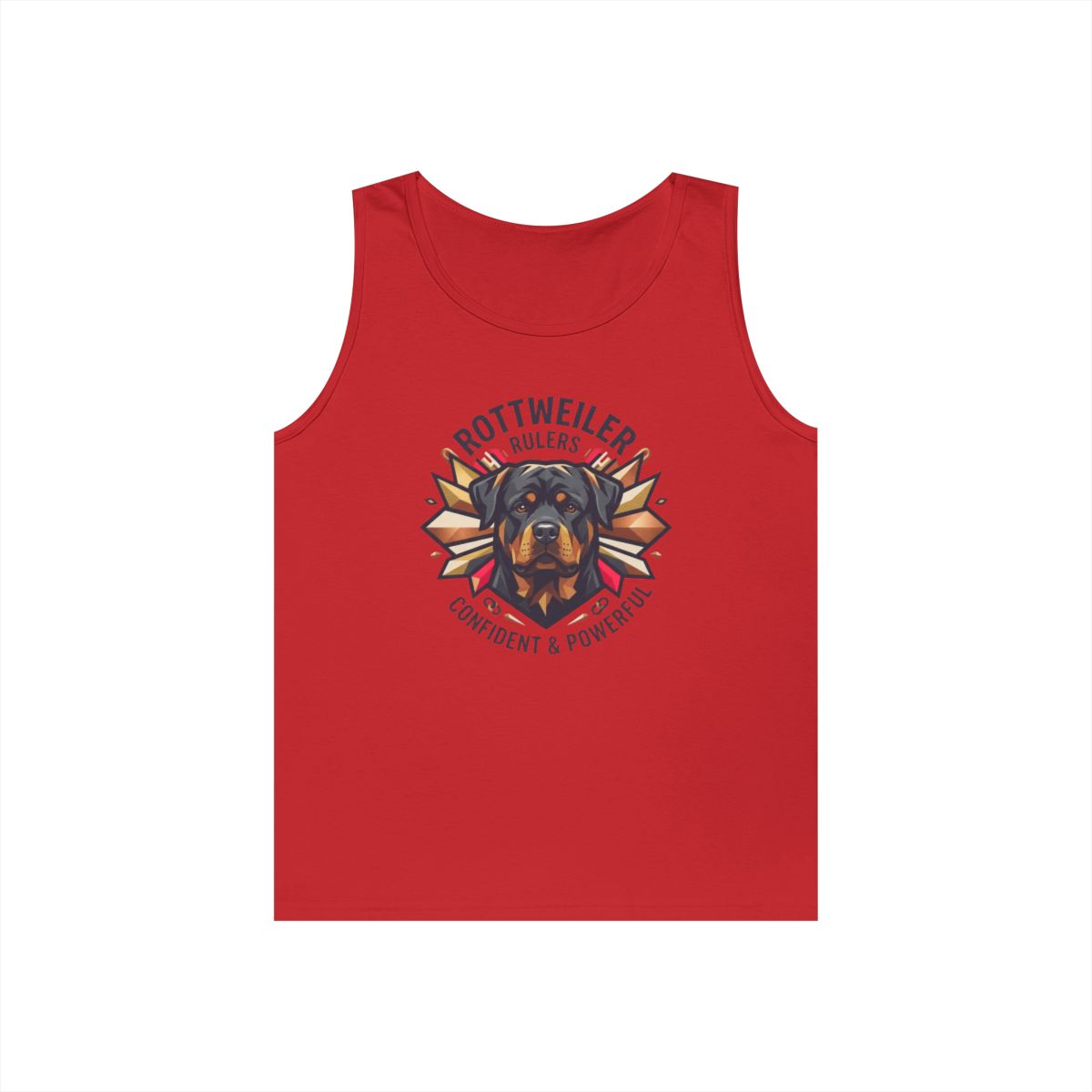 Color: Red | Rottweiler Rulers Confident Powerful Tank Top