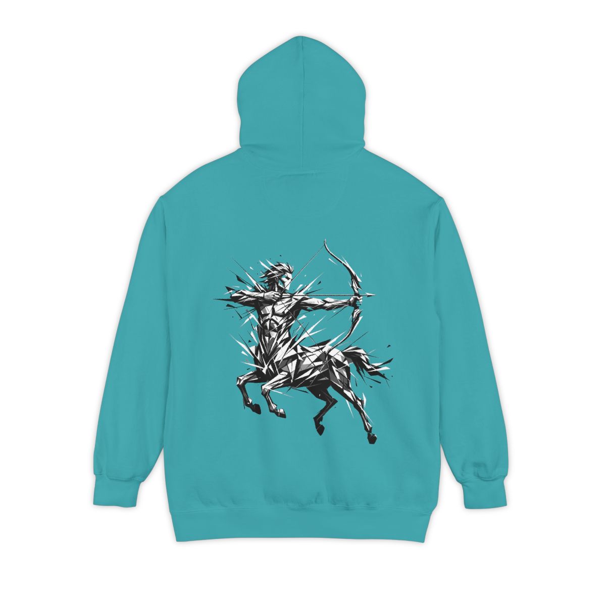 Color: Seafoam | Sagittarius The Archer Centaur Garment-Dyed Hoodie