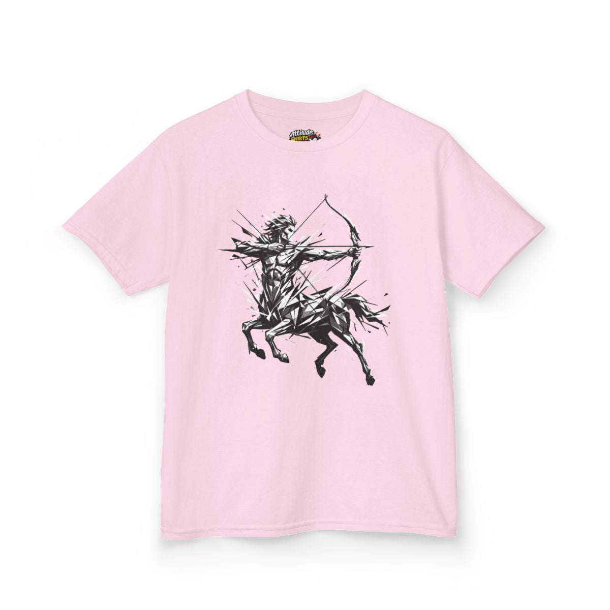 Color: Light Pink | Sagittarius The Archer Centaur Kids Tee