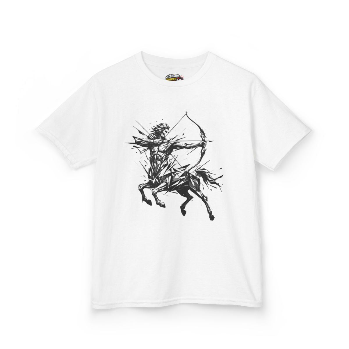 Color: White | Sagittarius The Archer Centaur Kids Tee