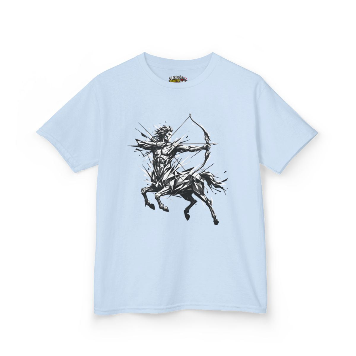 Color: Light Blue | Sagittarius The Archer Centaur Kids Tee