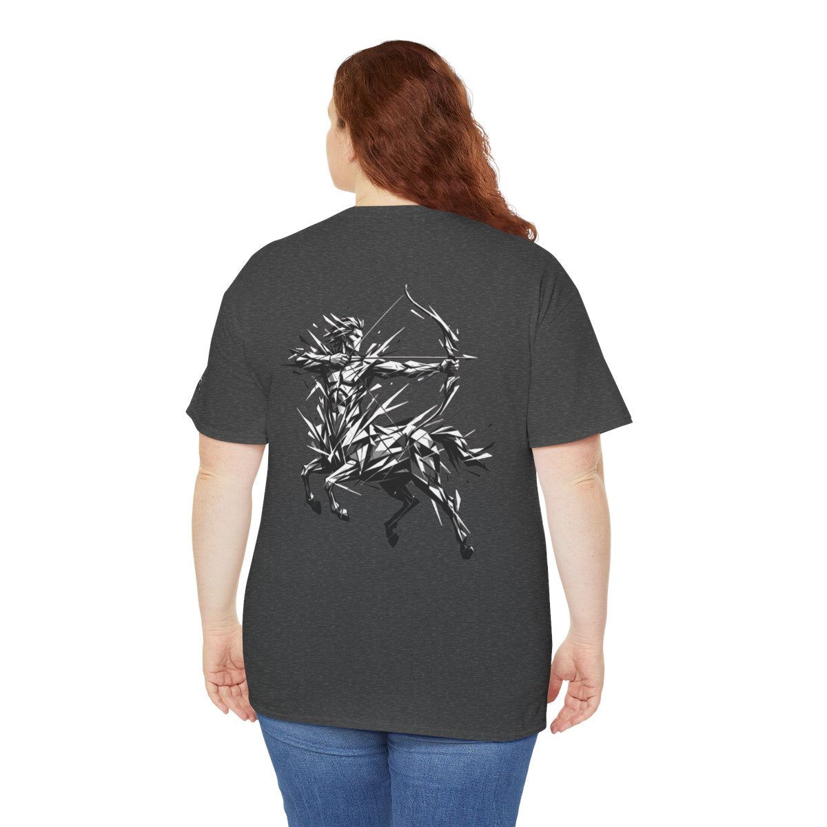 Color: Dark Heather | Sagittarius The Archer Centaur Premium Graphic Tee