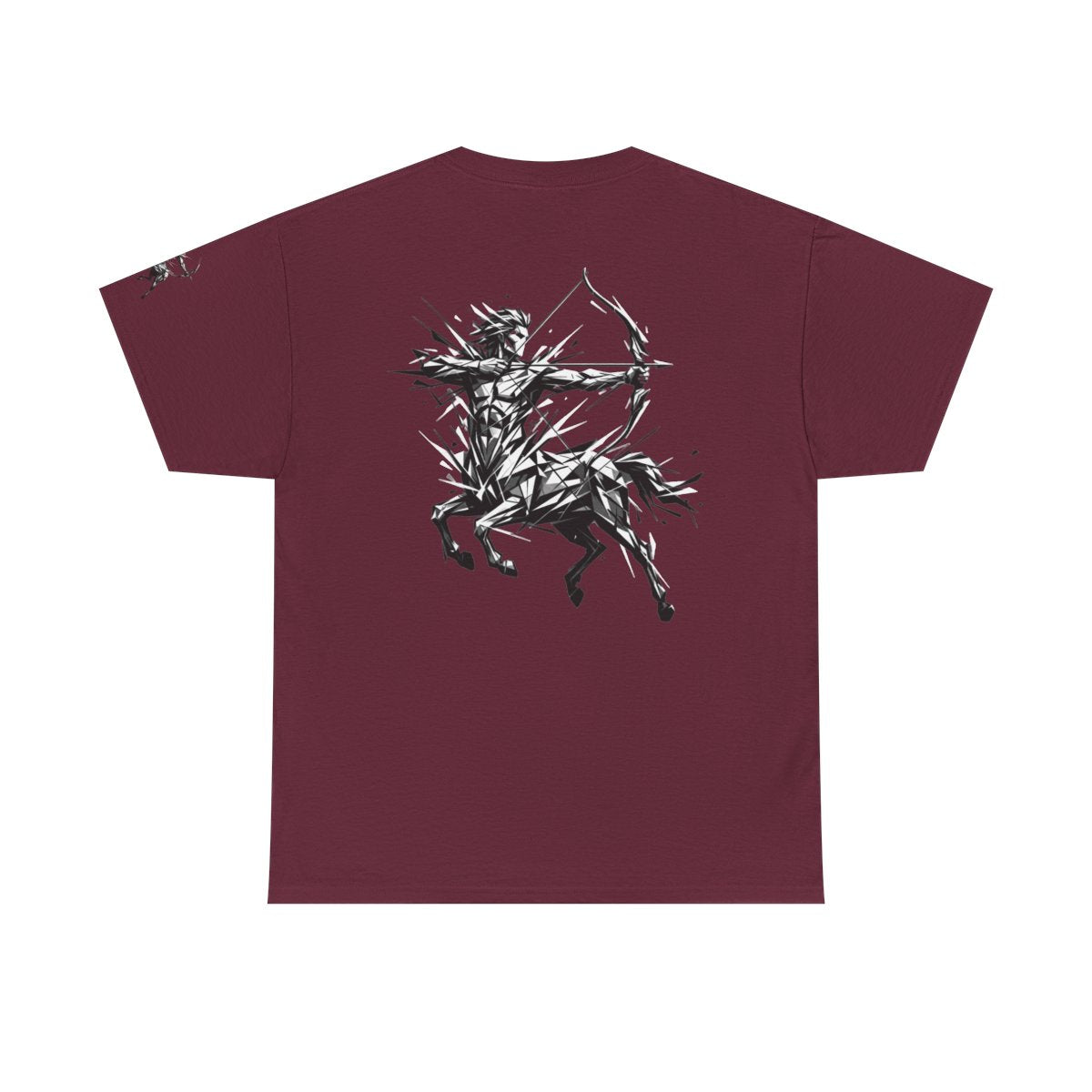 Color: Maroon | Sagittarius The Archer Centaur Premium Graphic Tee