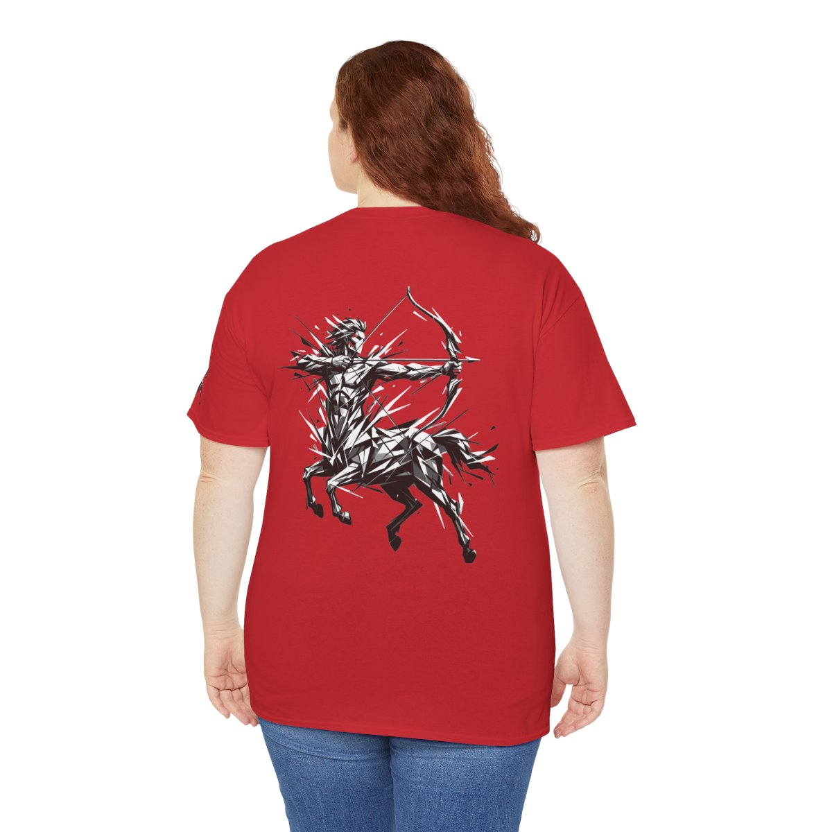 Color: Red | Sagittarius The Archer Centaur Premium Graphic Tee