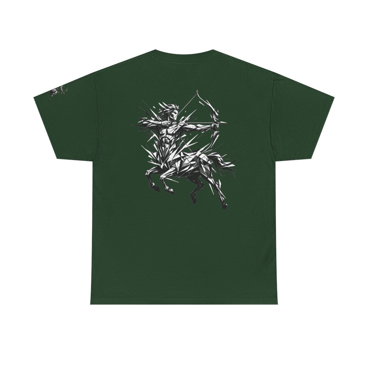 Color: Forest Green | Sagittarius The Archer Centaur Premium Graphic Tee
