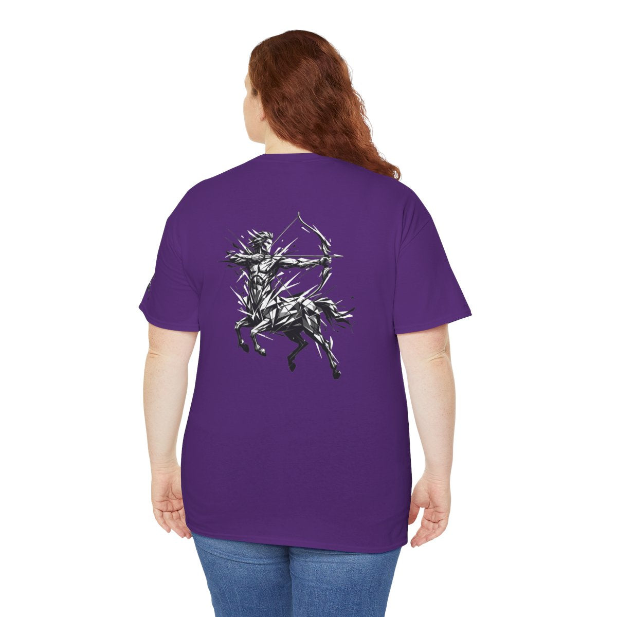 Color: Purple | Sagittarius The Archer Centaur Premium Graphic Tee