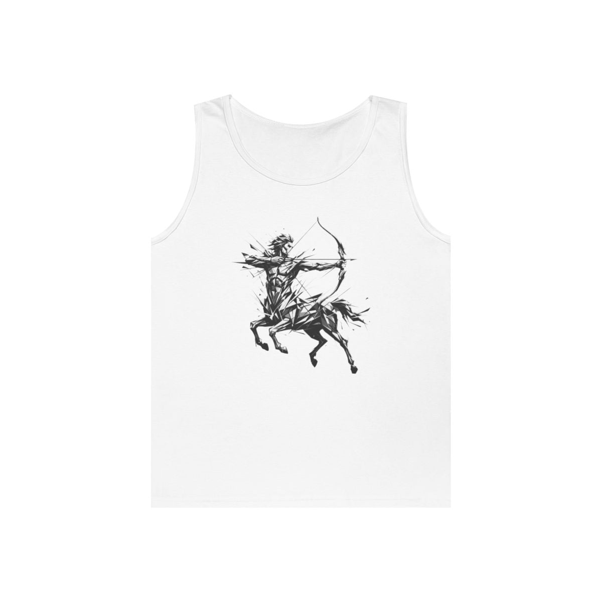 Color: White | Sagittarius The Archer Centaur Tank Top