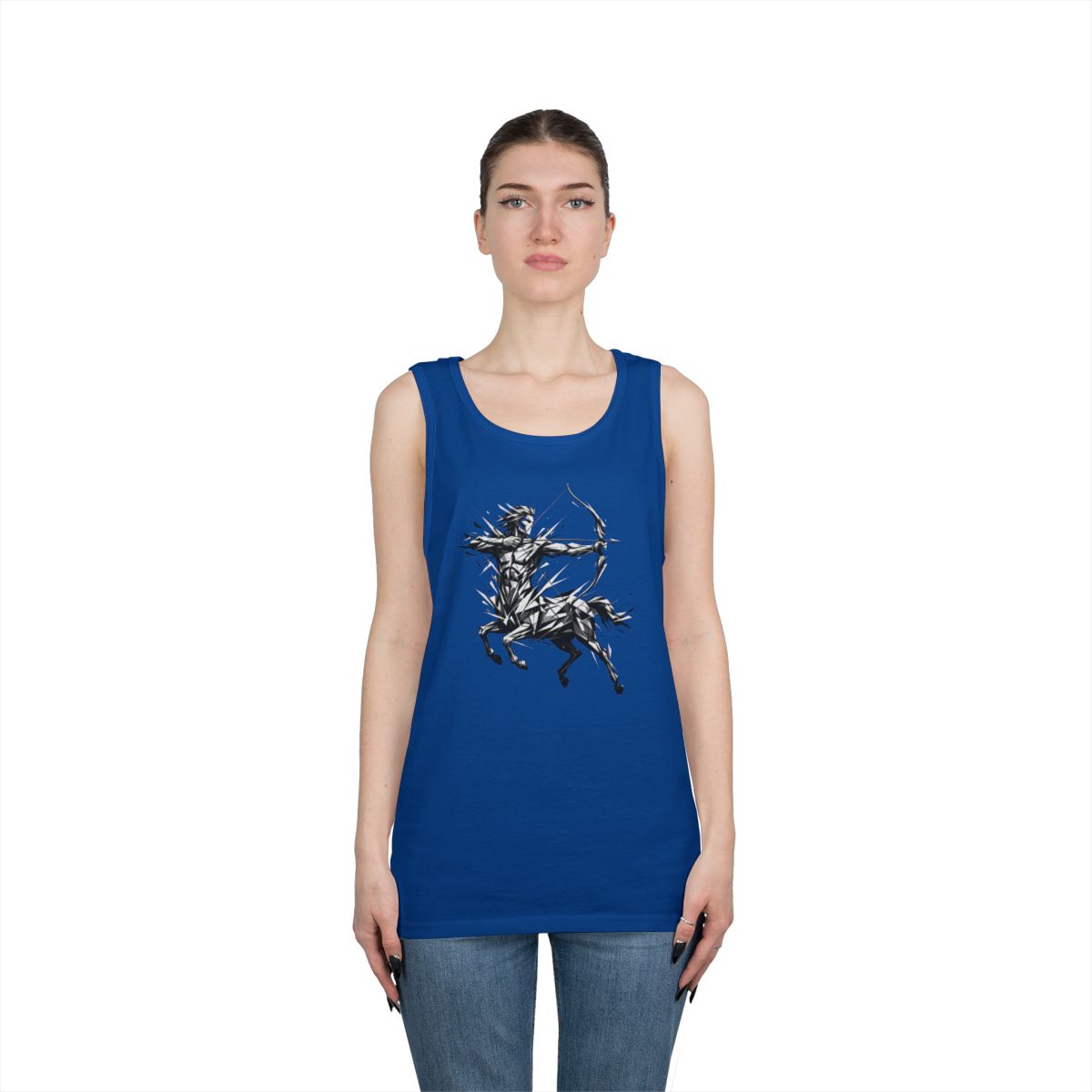 Color: Royal | Sagittarius The Archer Centaur Tank Top