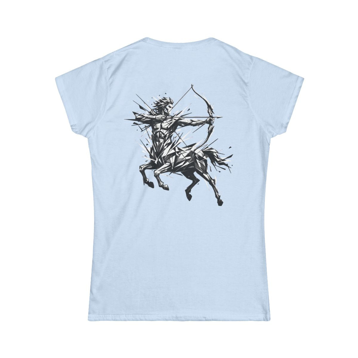 Color: Light Blue | Sagittarius The Archer Centaur Women's Tee