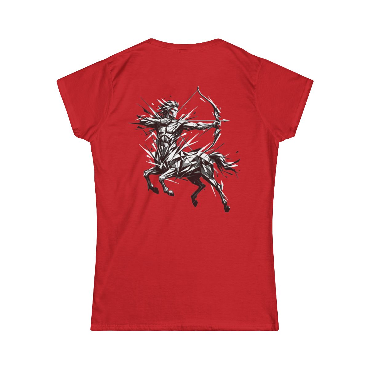 Color: Red | Sagittarius The Archer Centaur Women's Tee