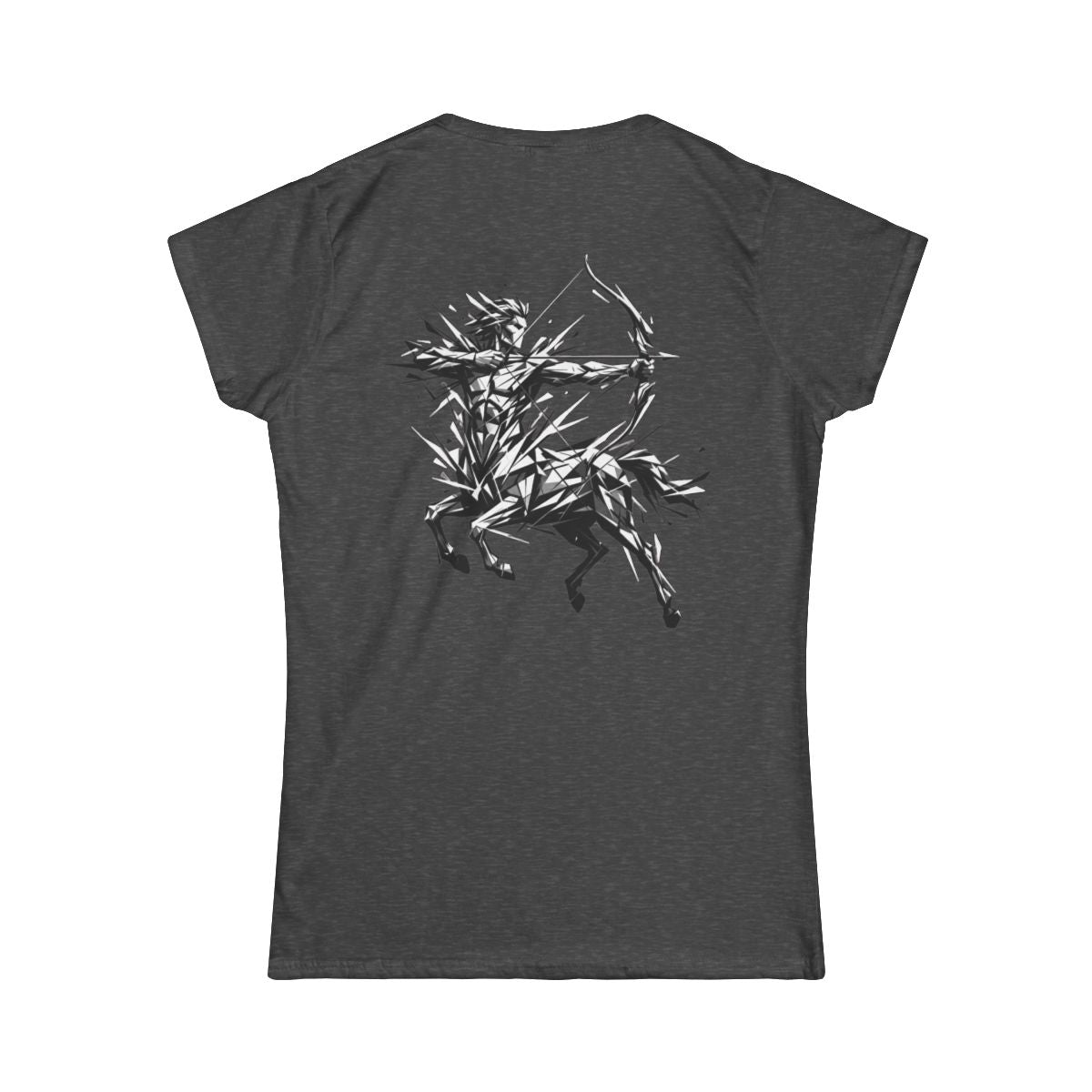 Color: Dark Heather | Sagittarius The Archer Centaur Women's Tee