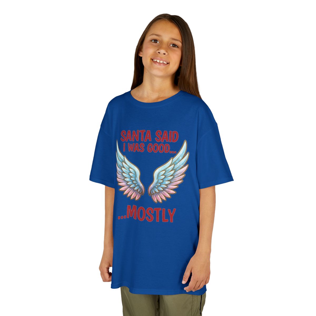 Color: Royal | Santa Said I Was Good Kids Tee