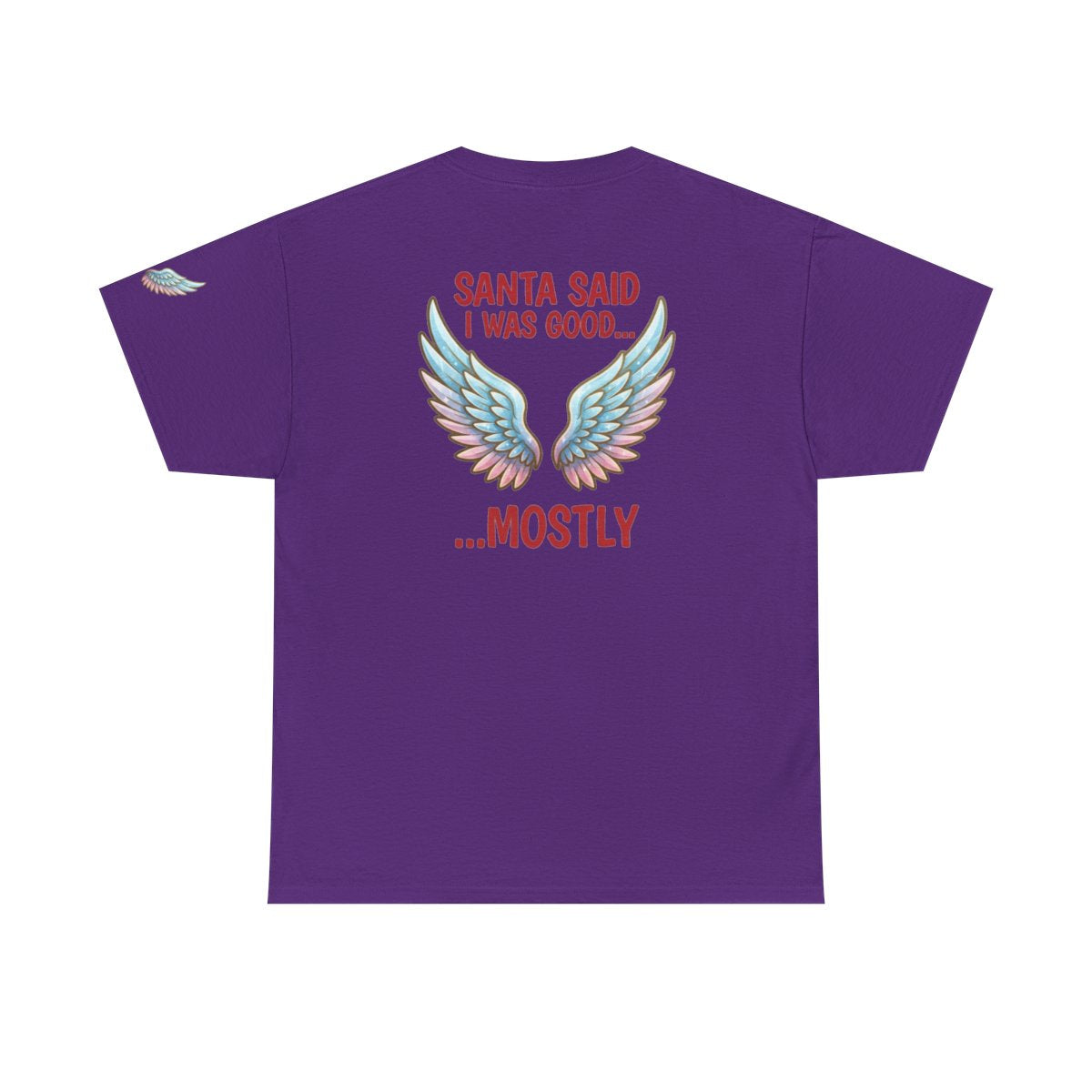Color: Purple | Santa Said I Was Good Premium Graphic Tee