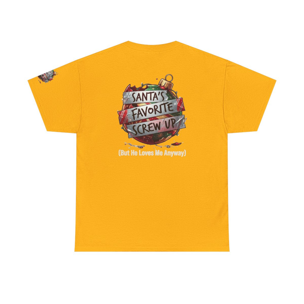 Color: Gold | Santa's Favorite Screw Up Premium Graphic Tee