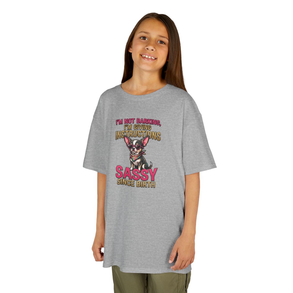 Color: Sport Grey | Sassy Since Birth Kids Tee