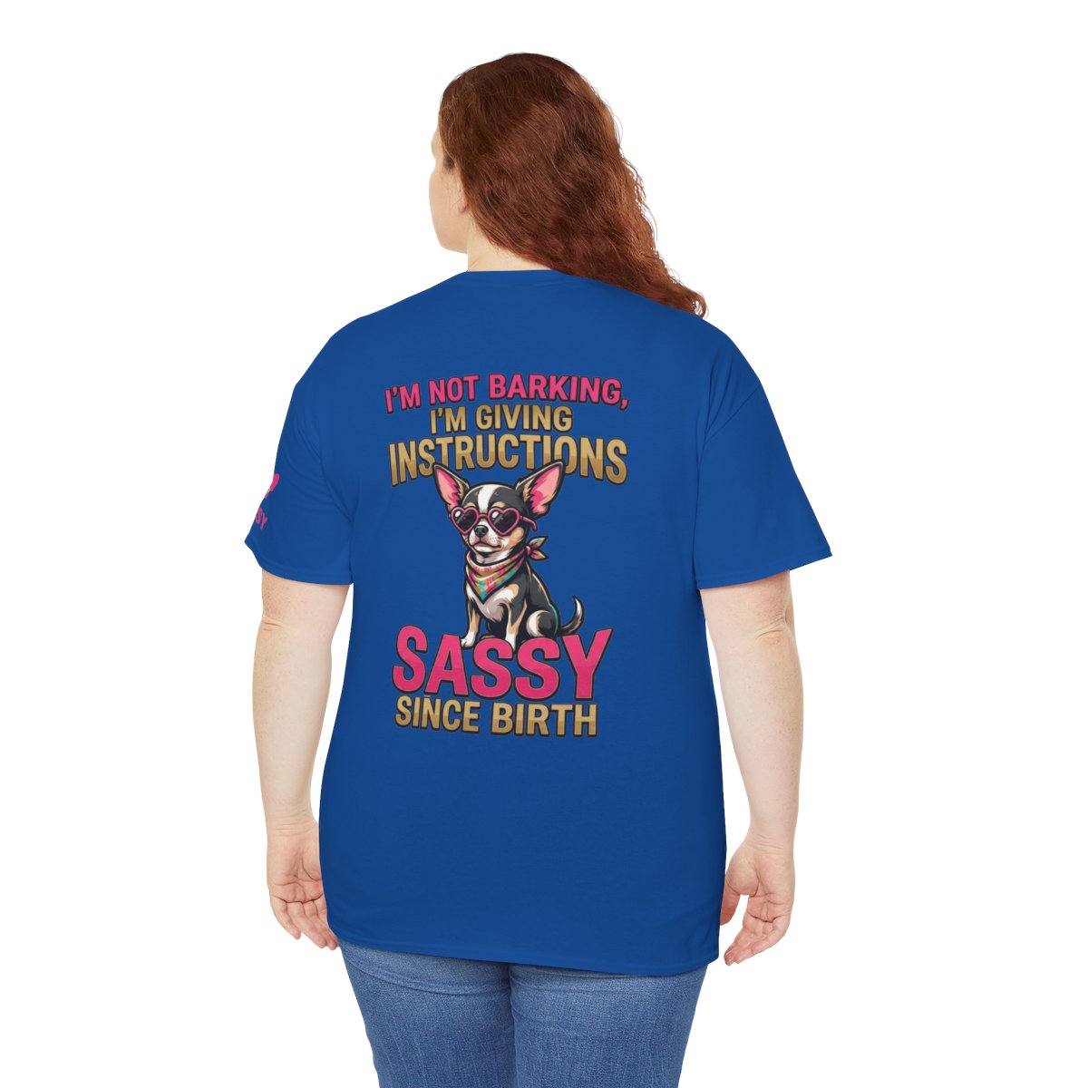 Color: Royal | Sassy Since Birth Premium Graphic Tee