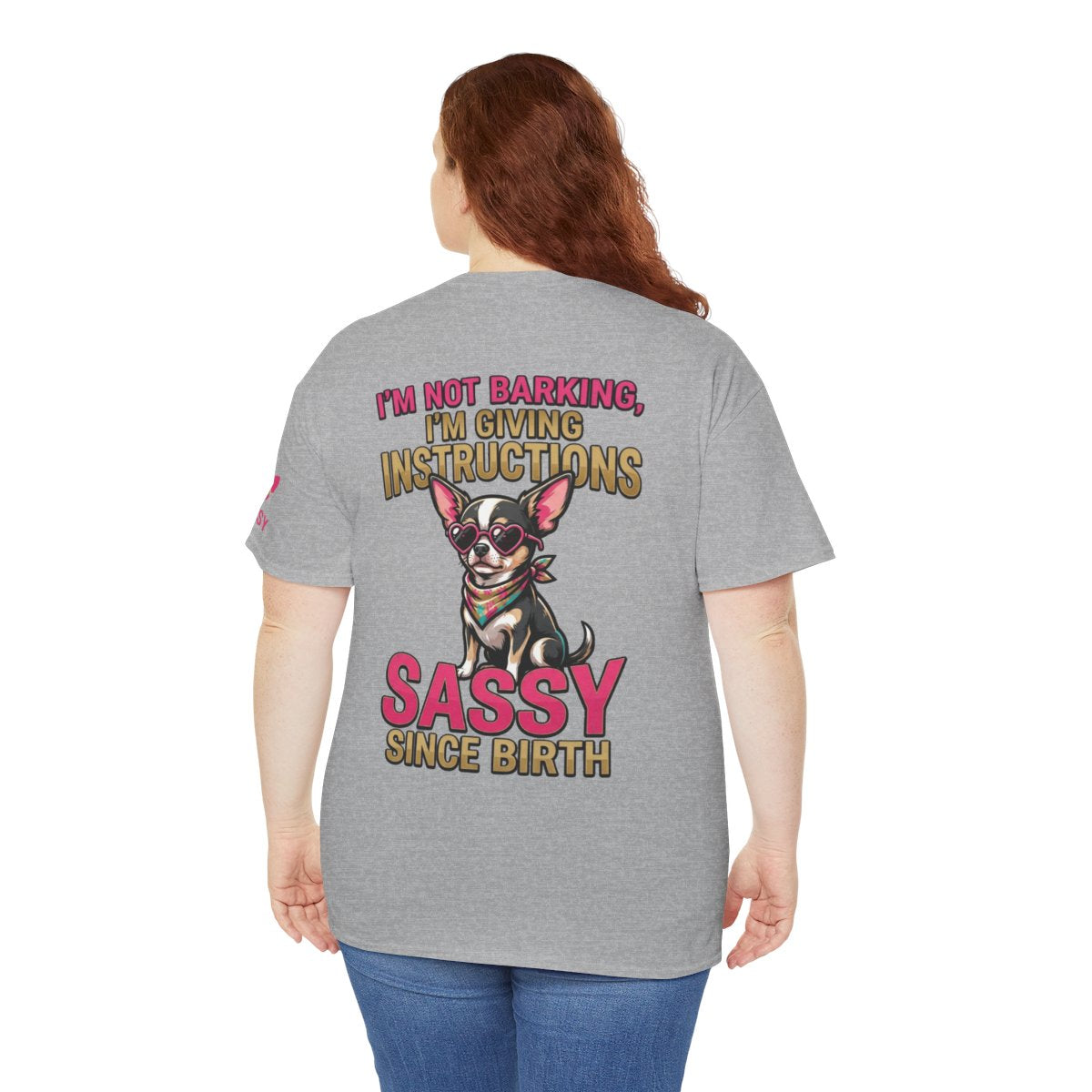 Color: Sport Grey | Sassy Since Birth Premium Graphic Tee