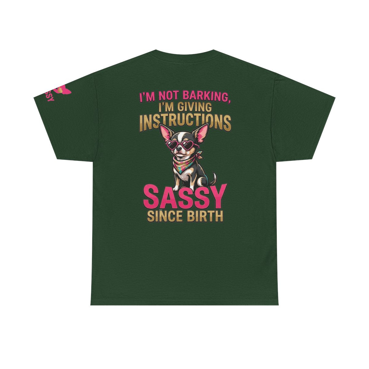 Color: Forest Green | Sassy Since Birth Premium Graphic Tee