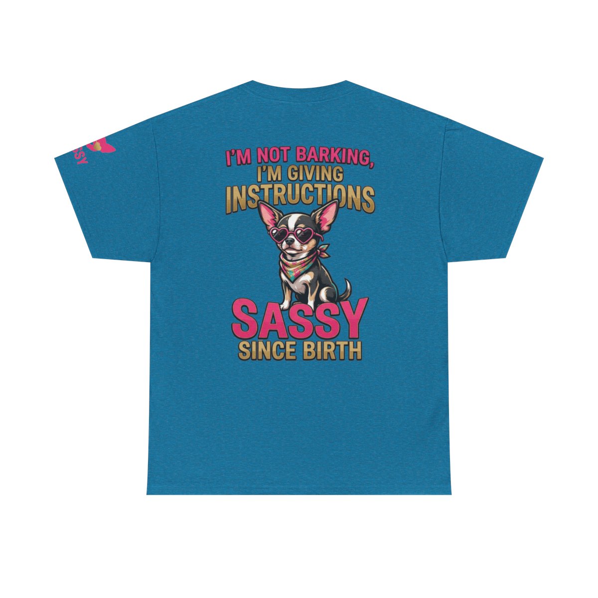 Color: Antique Sapphire | Sassy Since Birth Premium Graphic Tee