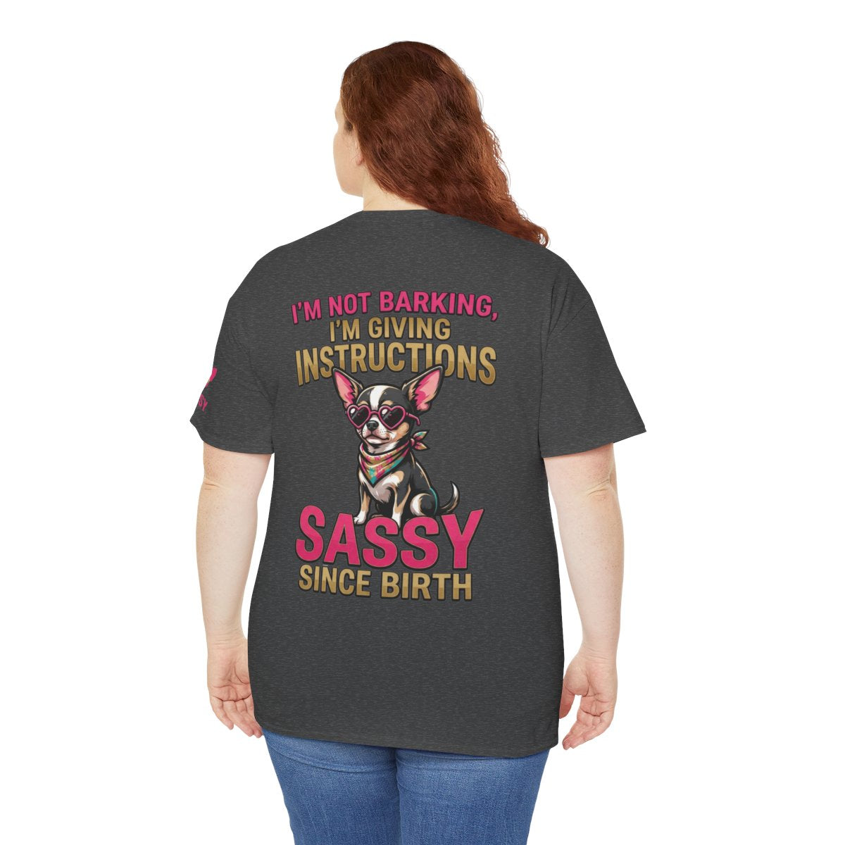 Color: Dark Heather | Sassy Since Birth Premium Graphic Tee