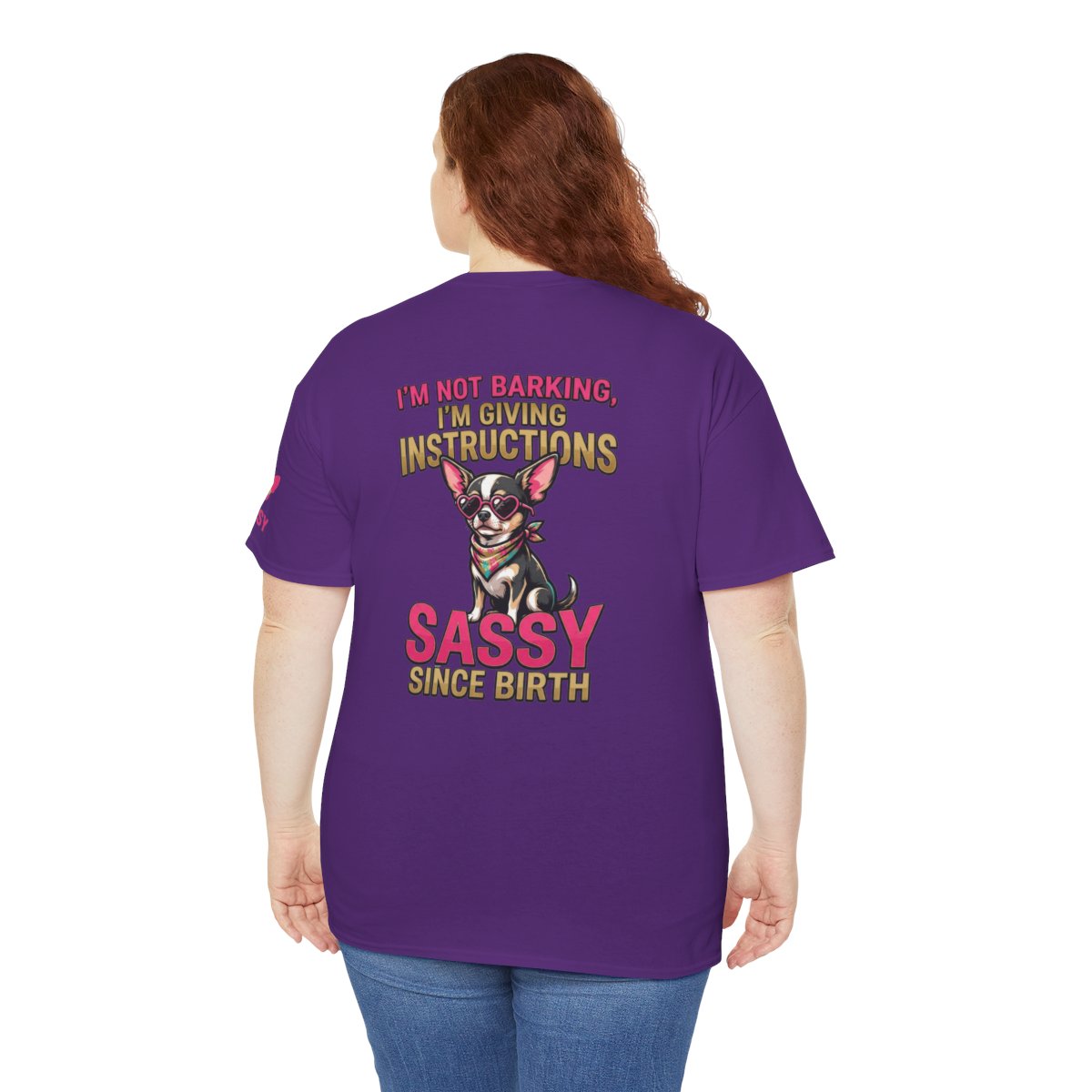 Color: Purple | Sassy Since Birth Premium Graphic Tee