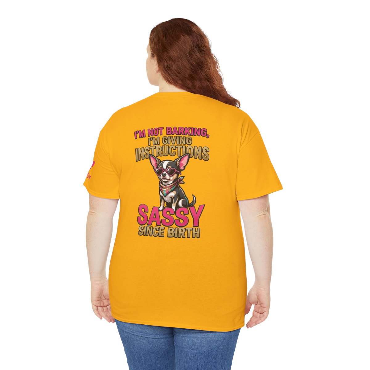 Color: Gold | Sassy Since Birth Premium Graphic Tee