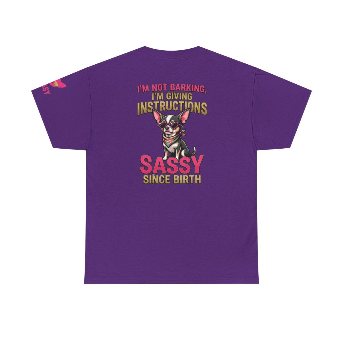 Color: Purple | Sassy Since Birth Premium Graphic Tee