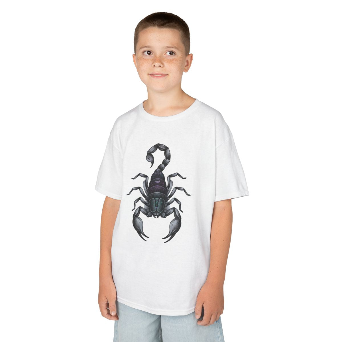 Color: White | Scorpio The Mystical Scorpion Kids Tee
