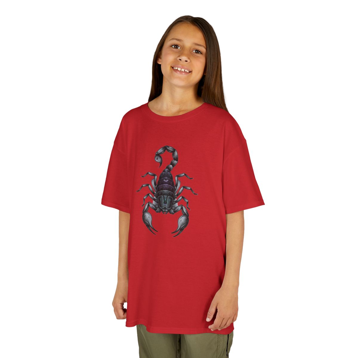 Color: Red | Scorpio The Mystical Scorpion Kids Tee