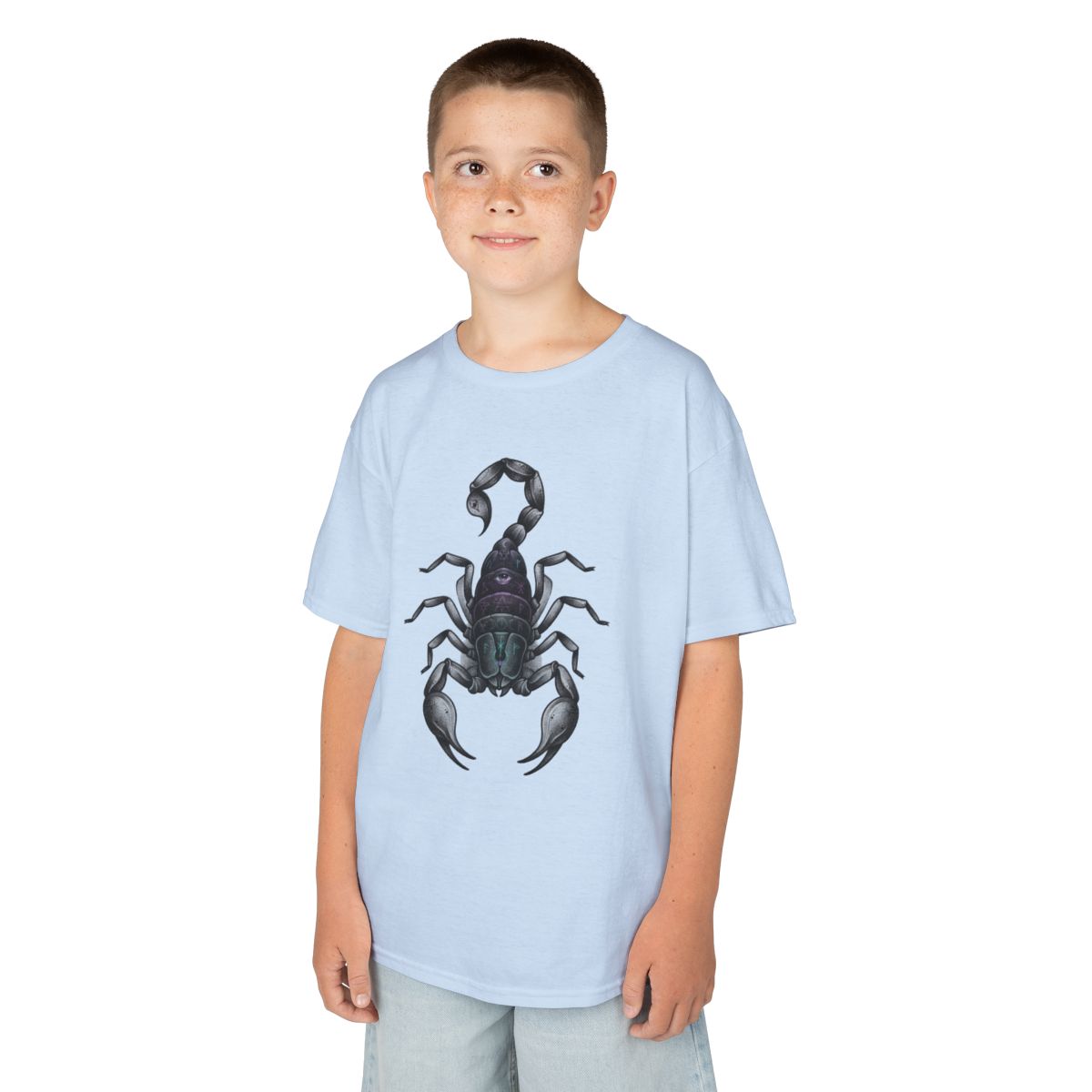 Color: Light Blue | Scorpio The Mystical Scorpion Kids Tee