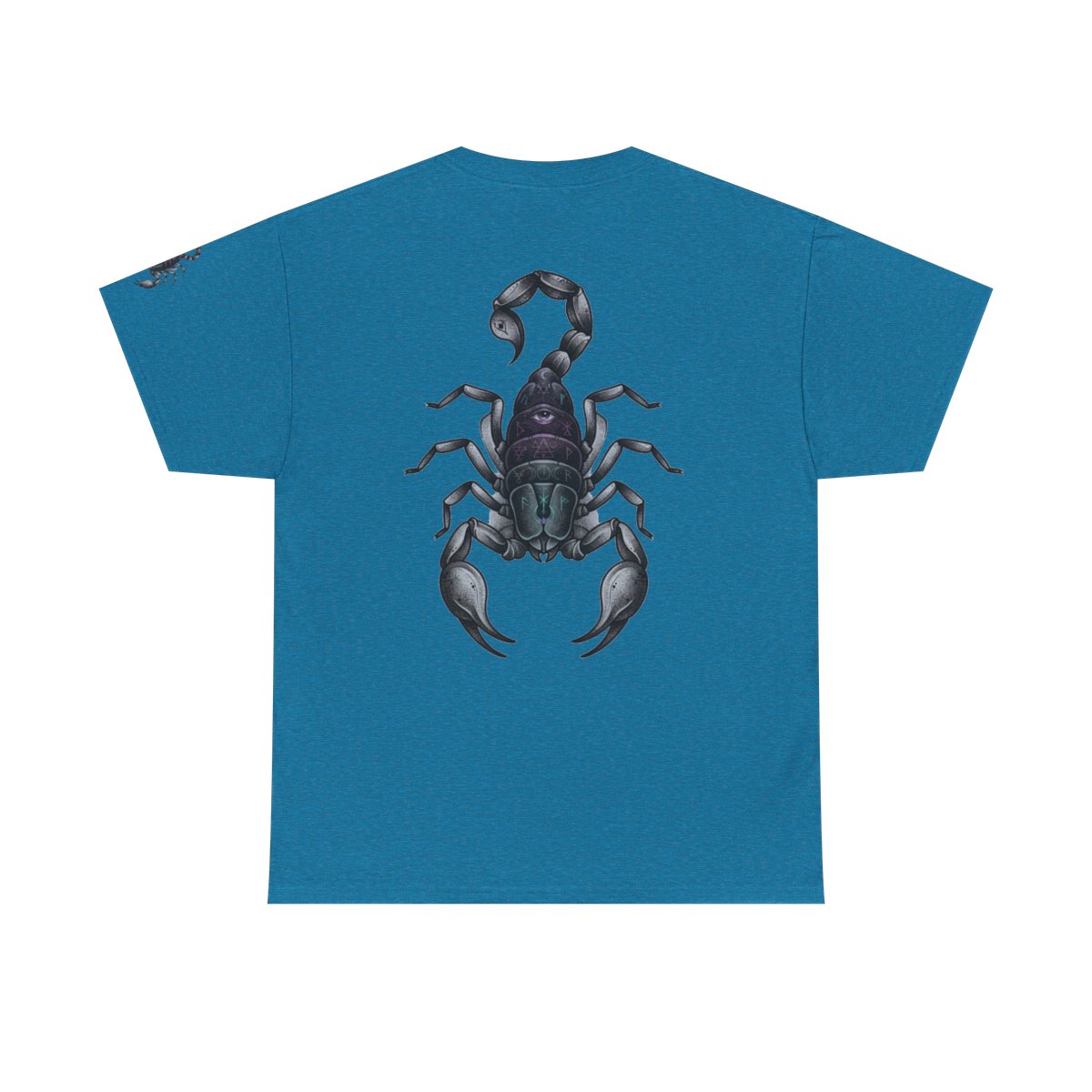 Color: Antique Sapphire | Scorpio The Mystical Scorpion Premium Graphic Tee