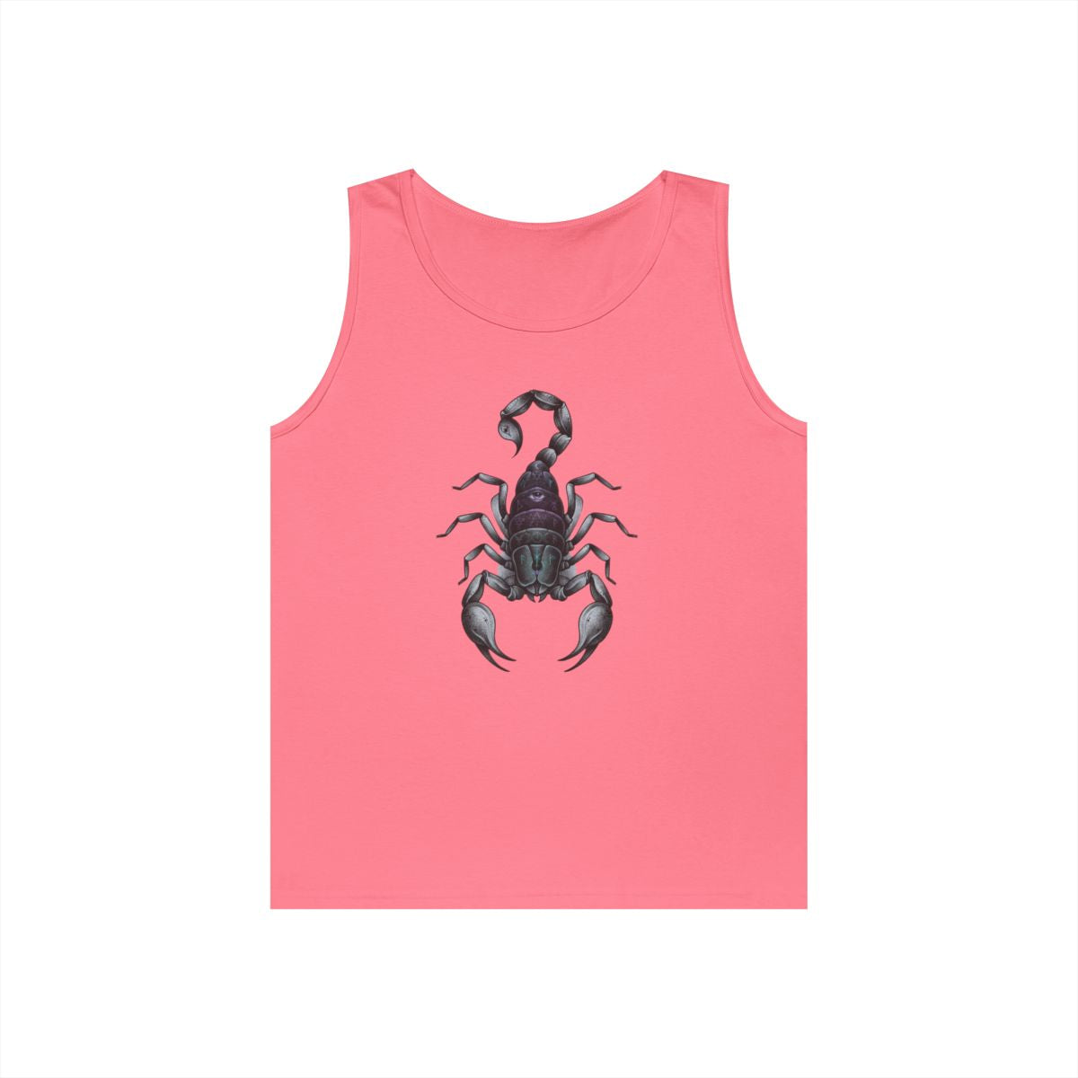 Color: Safety Pink | Scorpio The Mystical Scorpion Tank Top