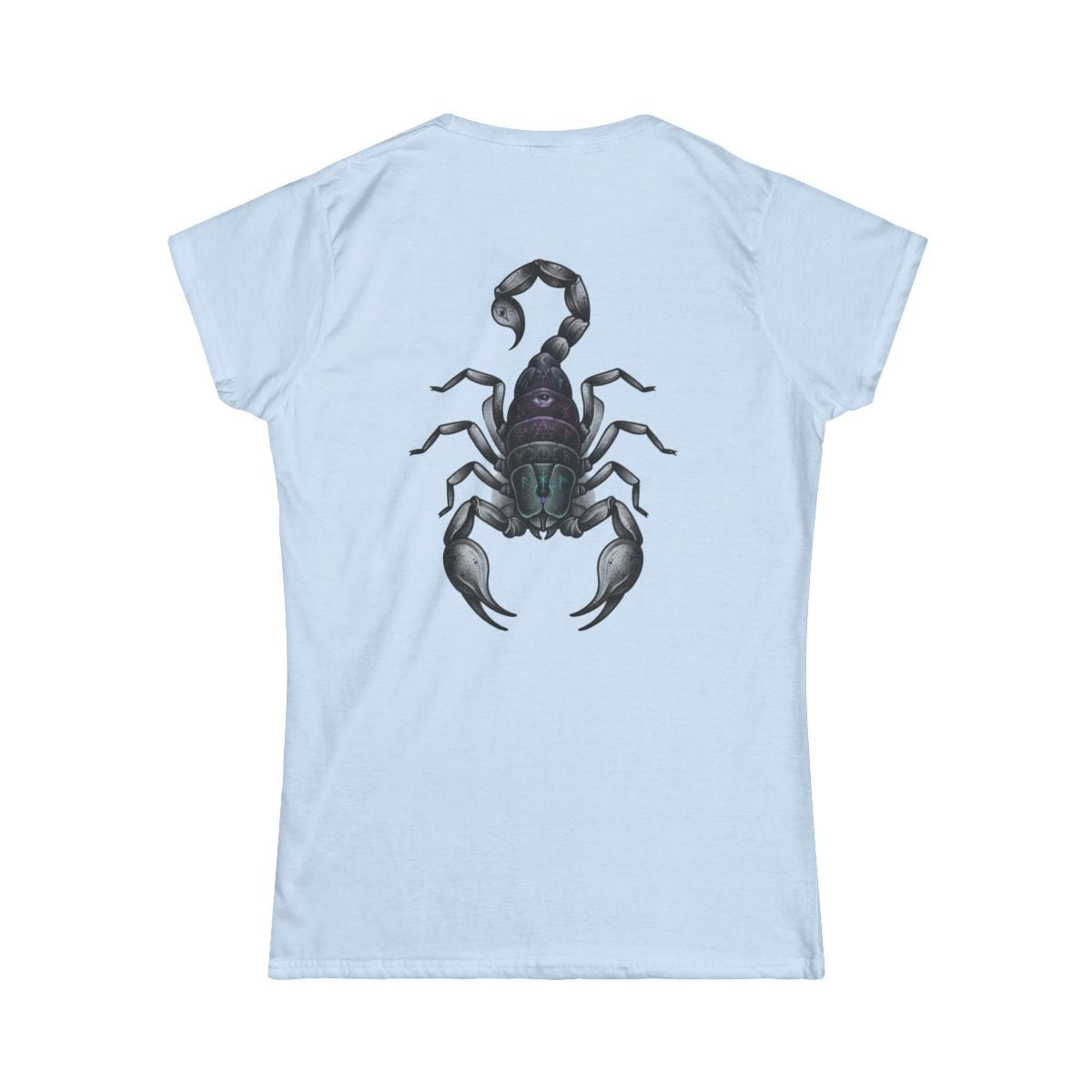 Color: Light Blue | Scorpio The Mystical Scorpion Women's Tee