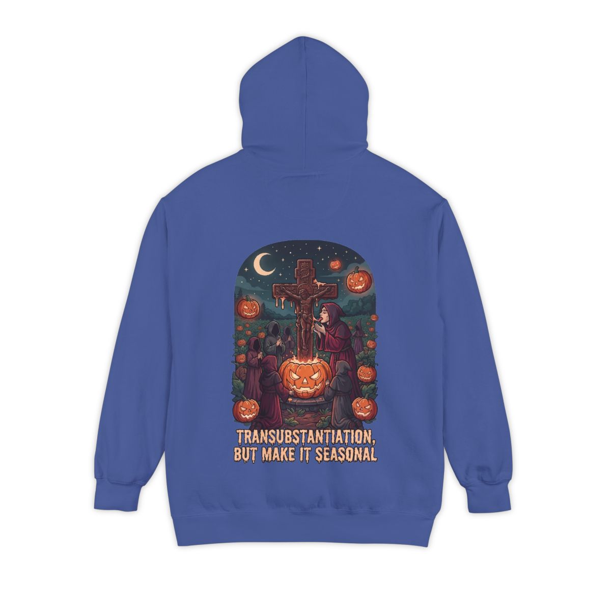 Color: Flo Blue | Seasonal Transubstantiation Garment-Dyed Hoodie