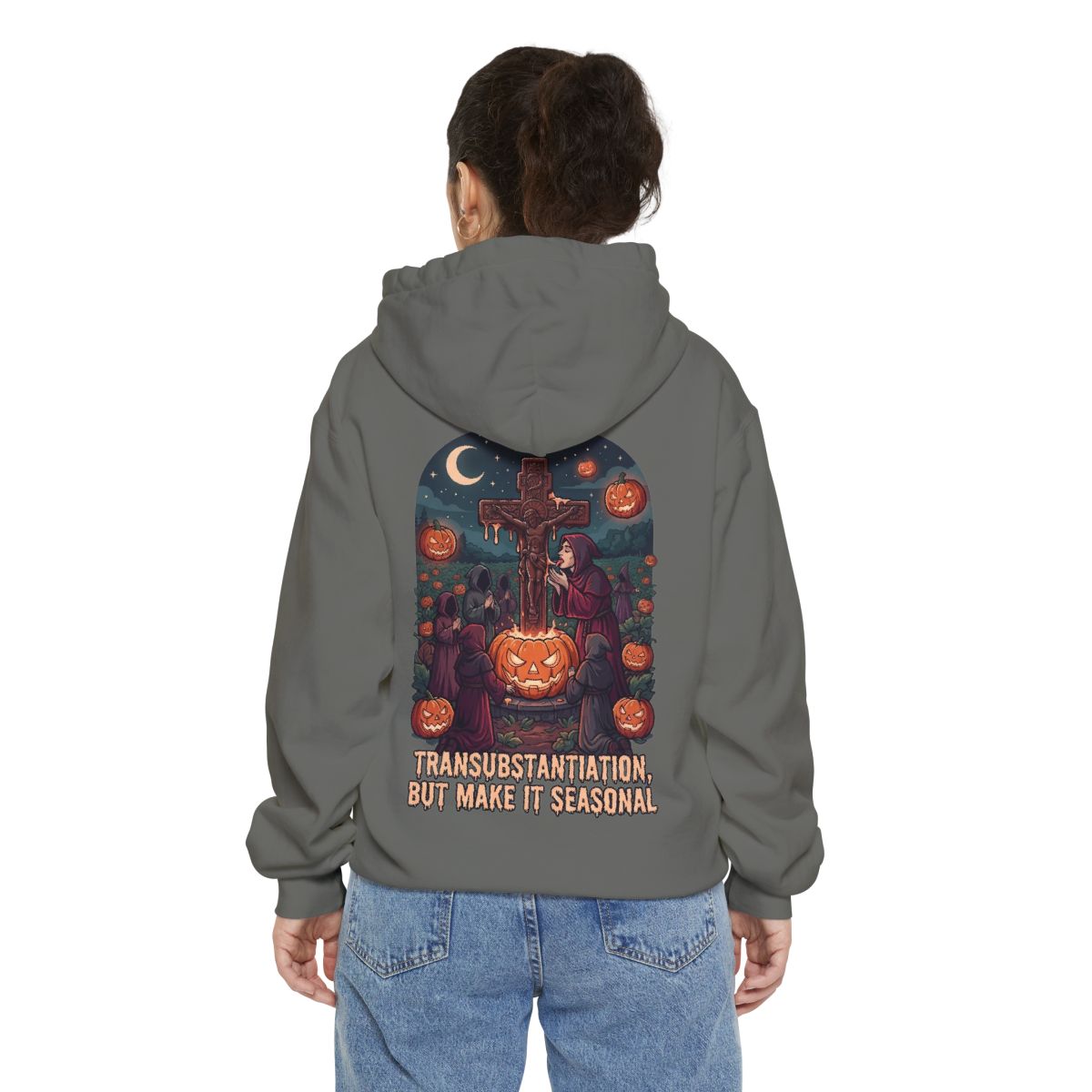 Color: Grey | Seasonal Transubstantiation Garment-Dyed Hoodie