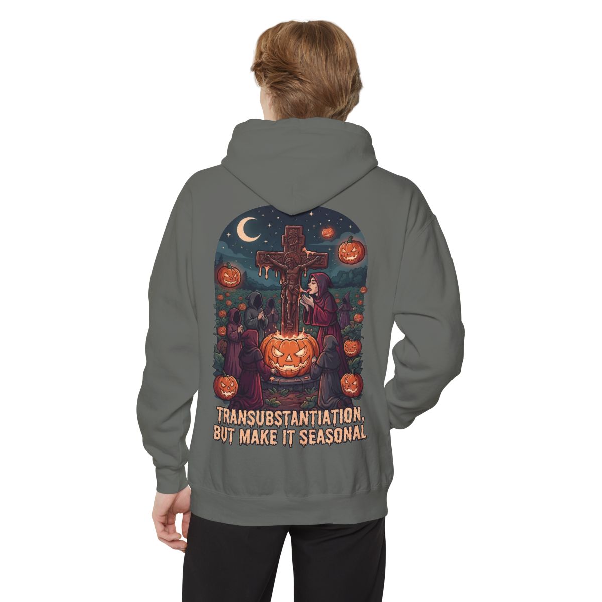 Color: Grey | Seasonal Transubstantiation Garment-Dyed Hoodie