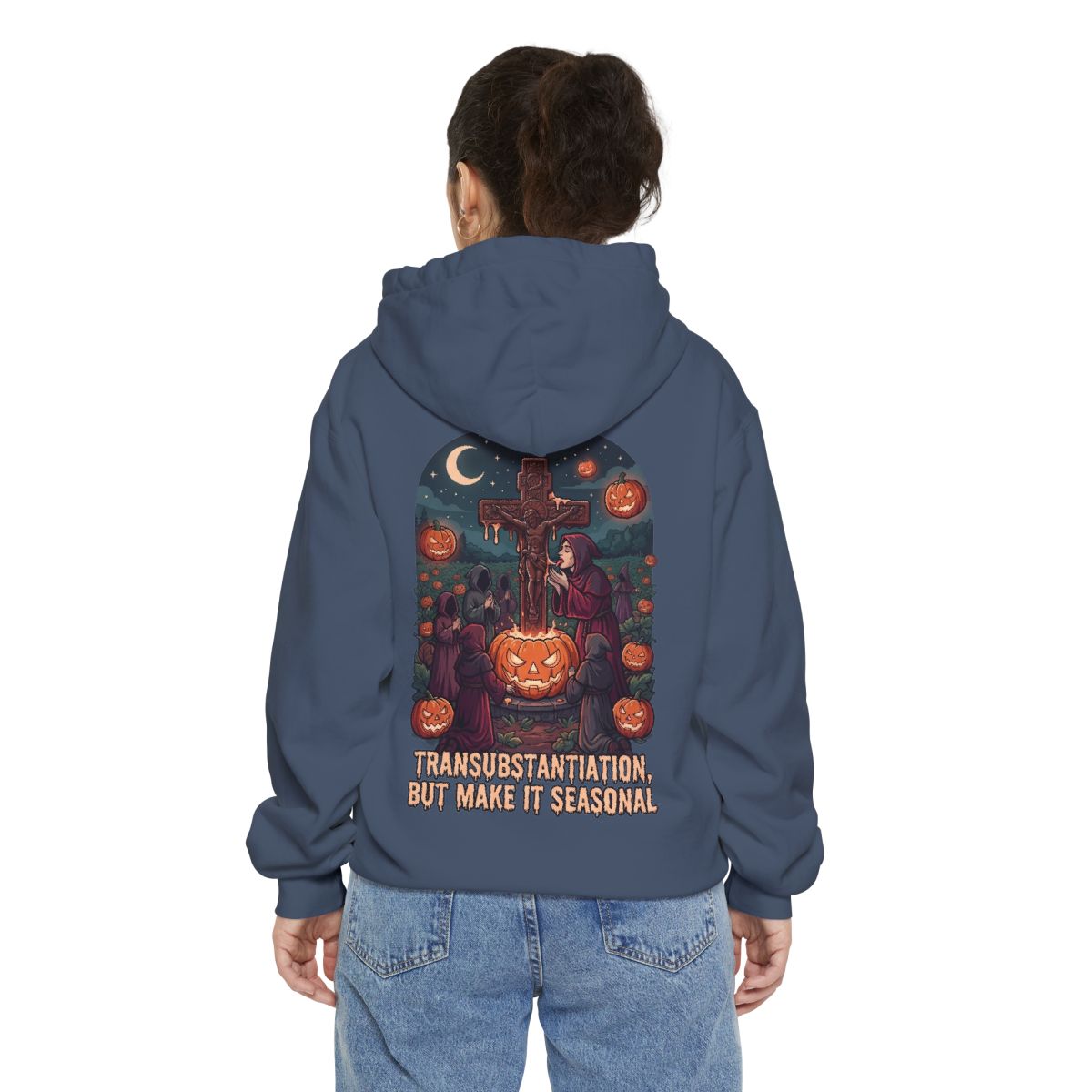 Color: Denim | Seasonal Transubstantiation Garment-Dyed Hoodie