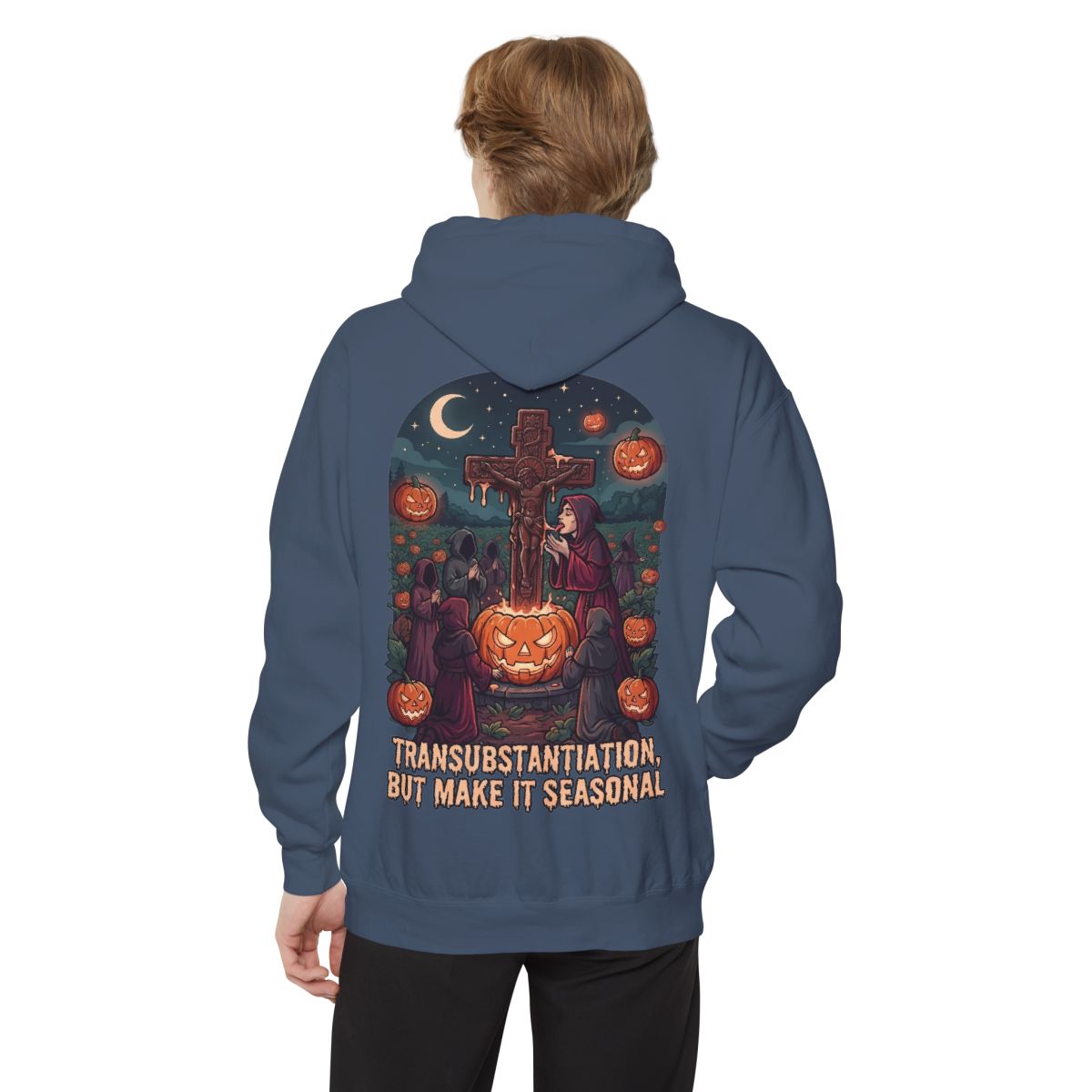 Color: Denim | Seasonal Transubstantiation Garment-Dyed Hoodie